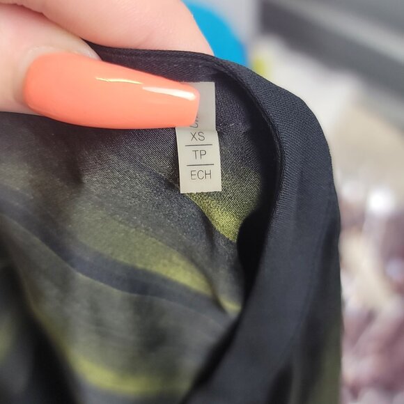 Sheer Button up Blouse - Picture 2 of 4